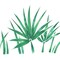 Large Jungle Grass Wall Stencil | 2854B by Designer Stencils | Outdoor Stencils |